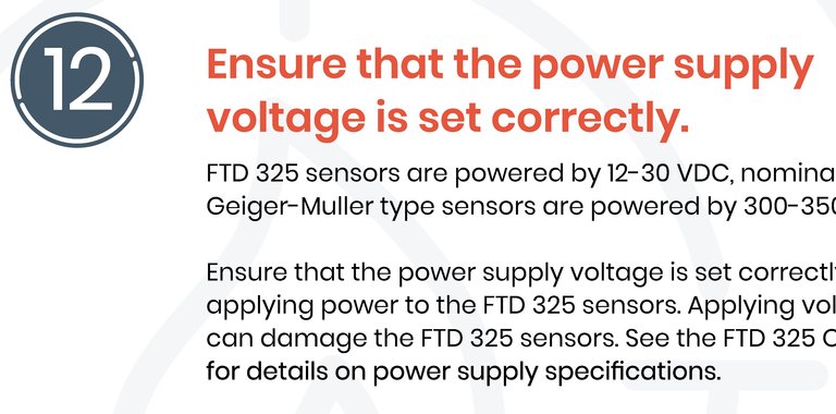 Upgrading from Geiger Muller to FTD 325